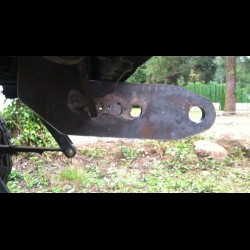 1984-1989 Toyota 4Runner Rear Offroad Bumper Brackets with Incorporated Shackle Mount.